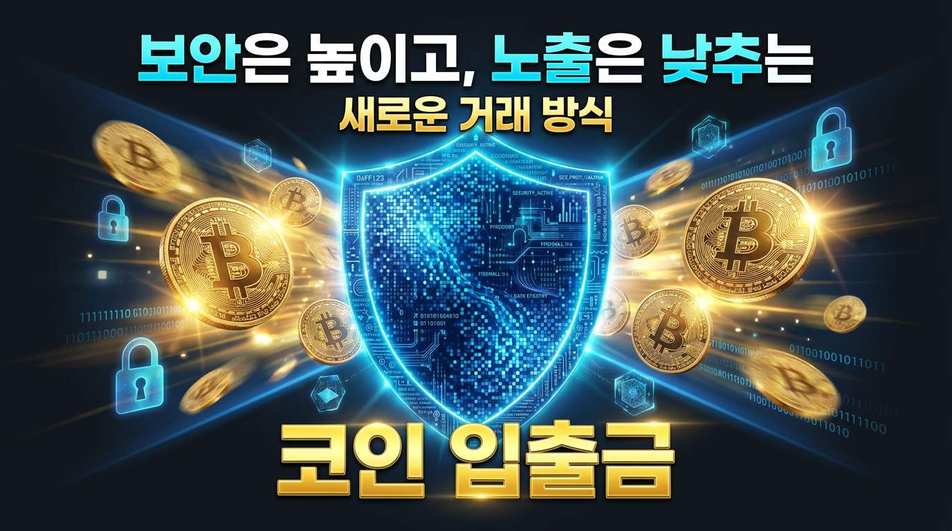 보안은 높이고 노출은 낮추는 새로운 거래 방식